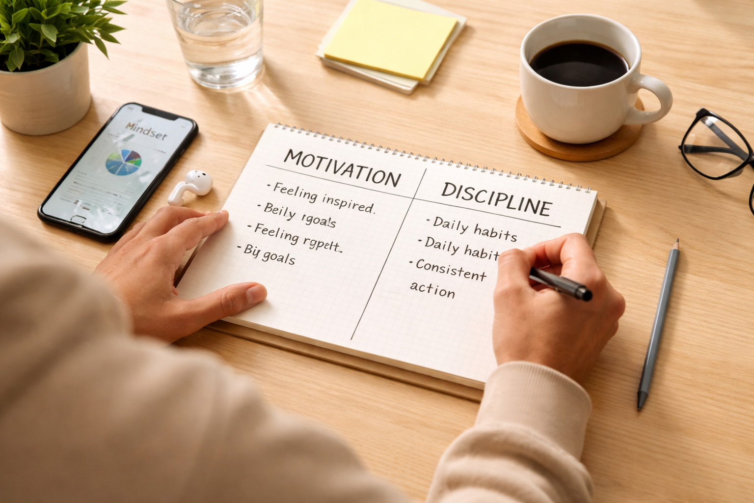 Mastering the Mind: Understanding the Key Differences Between Discipline and Motivation