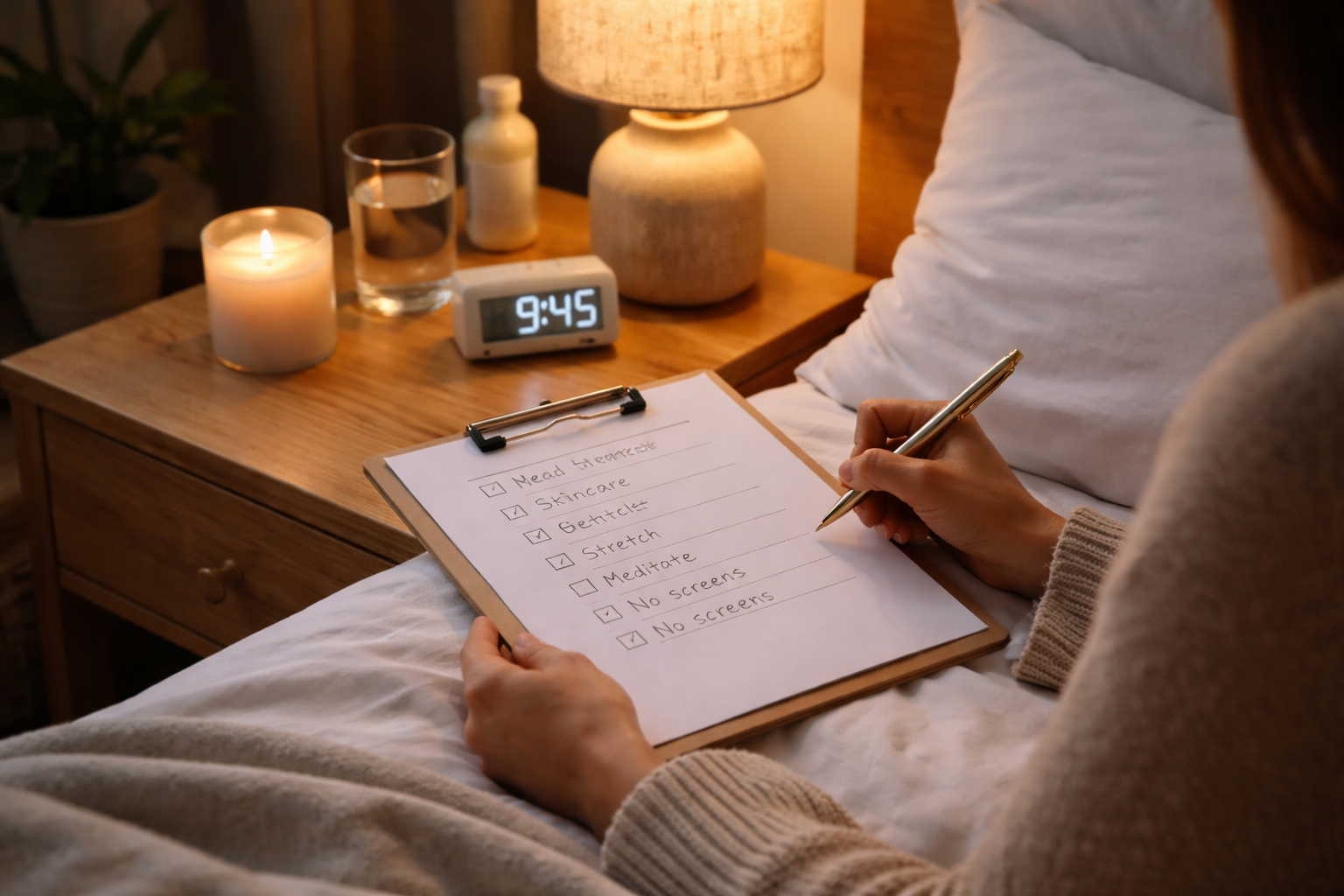 The Ultimate Evening Routine Checklist for a Restful Night’s Sleep