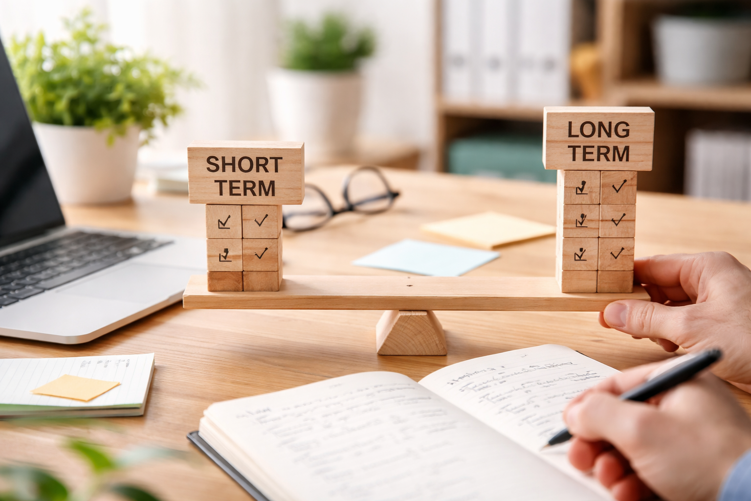 The Art of Balancing Short-Term and Long-Term Goals for Maximum Achievement